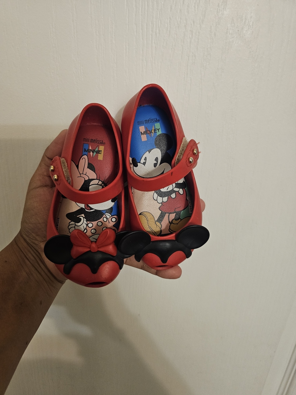 Mini Melissa x Disney Red Minnie Mary Jane Kids Shoes